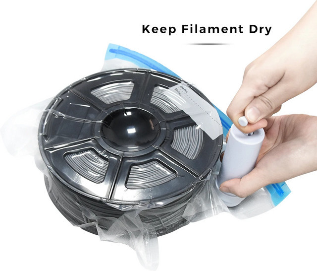 Xiao Xiao Vakuumbeutel für 3D-Drucker-Filament, feuchtigkeitsbeständige Aufbewahrungstaschen mit Versiegelung, transparent - Bild 1