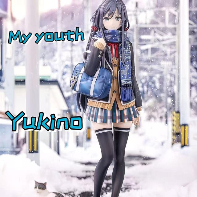 Yiran toy 1 Yukinoshita Yukino Figur Tischdekoration PVC - Bild 1