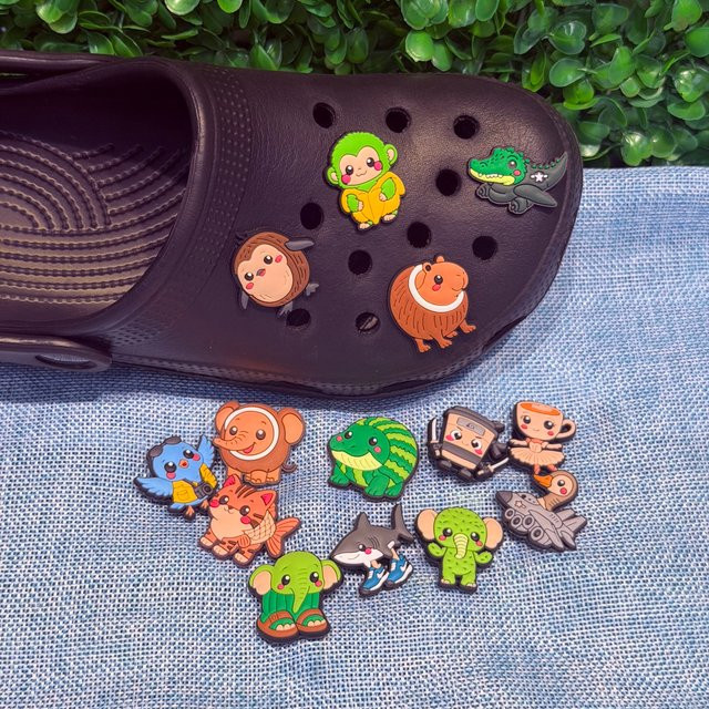Happye&TiTi Clog-Charms, Capybara Elefant Hai, Kinder - Bild 1
