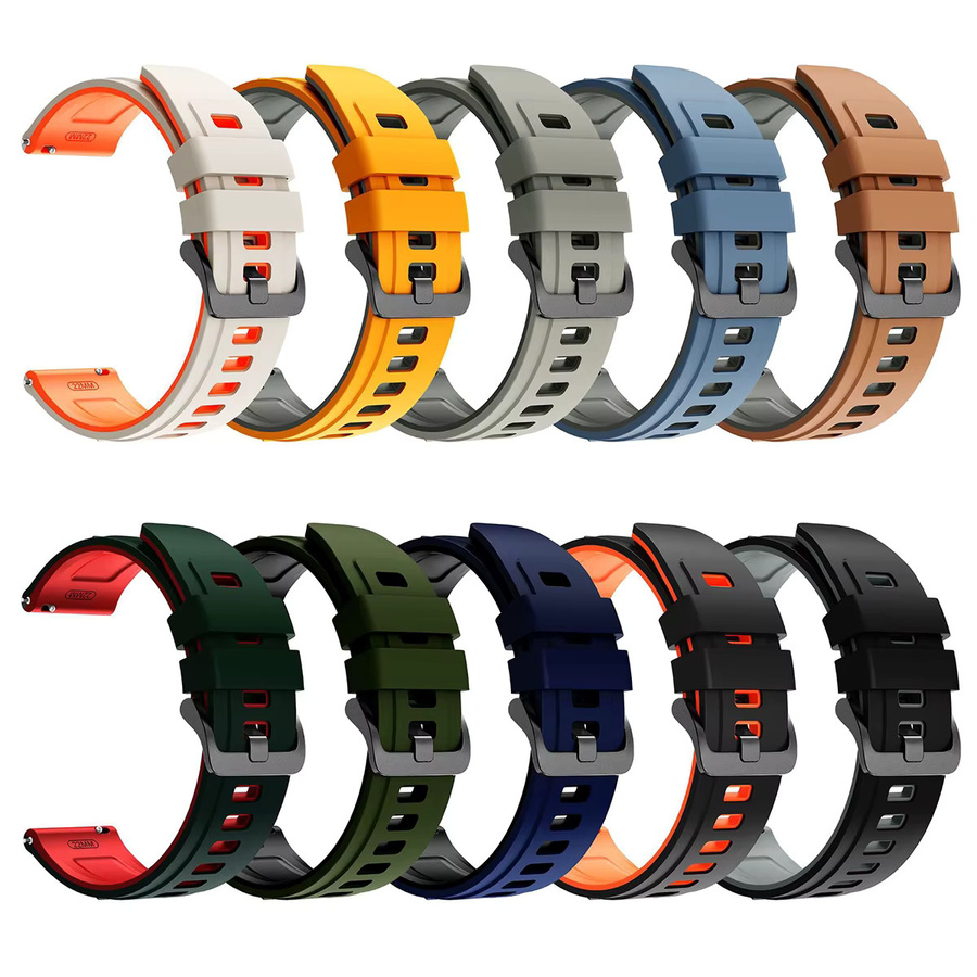 FancyWrist Uhrenarmband Silikon, Bicolor, Unisex - Bild 2