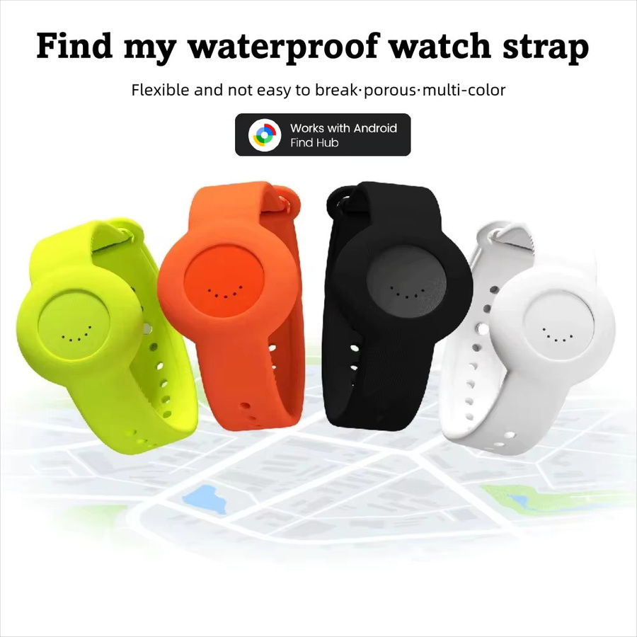 Peocke GPS Tracker Android Armband in Weiß, wasserdichter Anti-Verlust-Tracker für Google Find My Device zur Sicherheitsverfolgung von Kindern und Haustieren - Bild 2