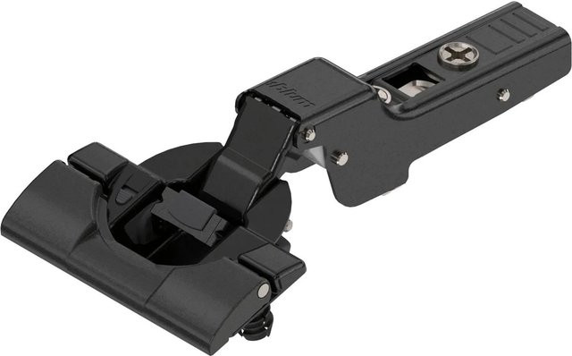 Blum Clip Top Blumotion Scharnier 110 Grad Gekröpft mit Feder Onyx Schwarz Matt Inserta - Bild 1