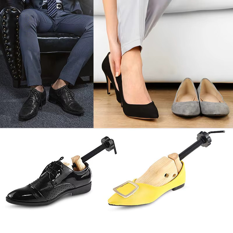 Sawol Schuhformer aus Holz mit 2-Wege-System für Damen und Herren in Braun - Bild 2