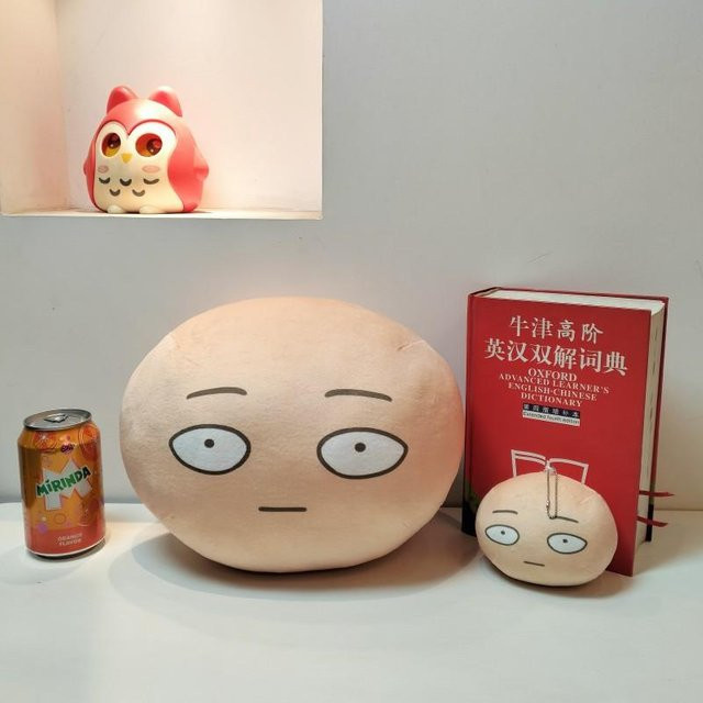 Yiran toy One-Punch Man Omanjuu Niginigi Maskottchen, Plüsch Schlüsselanhänger, ab 14 Jahren - Bild 1