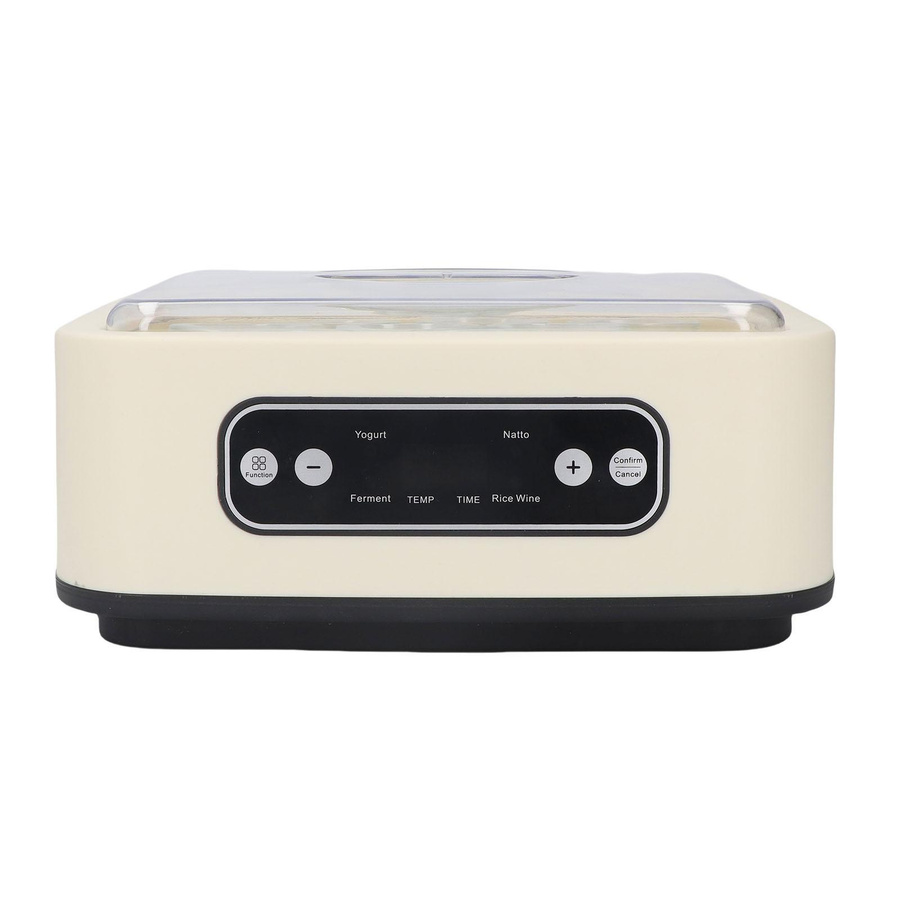 Aimo Joghurtbereiter in Beige mit 9 Glasgläsern für hausgemachten Joghurt und Eis - Bild 2