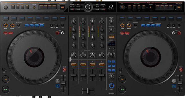 AlphaTheta DDJ-GRV6 DJ-Controller in Schwarz mit Bluetooth - Bild 1
