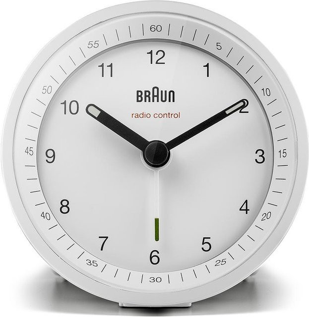 Braun BC07W-DCF Klassik Funkwecker in Weiß - Bild 1