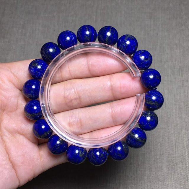 MUKO GEMS Perlenarmband, Lapislazuli, Blau, 9 mm, Unisex - Bild 1