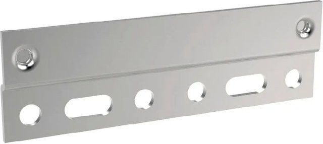 Camar Wandleiste Type 814.64 zur Schrankbefestigung aus verzinktem Stahl in Silber, Breite: 100 mm - Bild 1