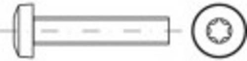 TOOLCRAFT Linsenschrauben M5 18mm T-Profil DIN 7985 Stahl galvanisch verzinkt Silber 1000 Stück - Bild 1