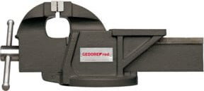Gedore red Parallel-Schraubstock mit Amboss, starr, nach vorn öffnend, zentrisch, Backenbreite: 125 mm, Anthrazit, R93800150 - Bild 1