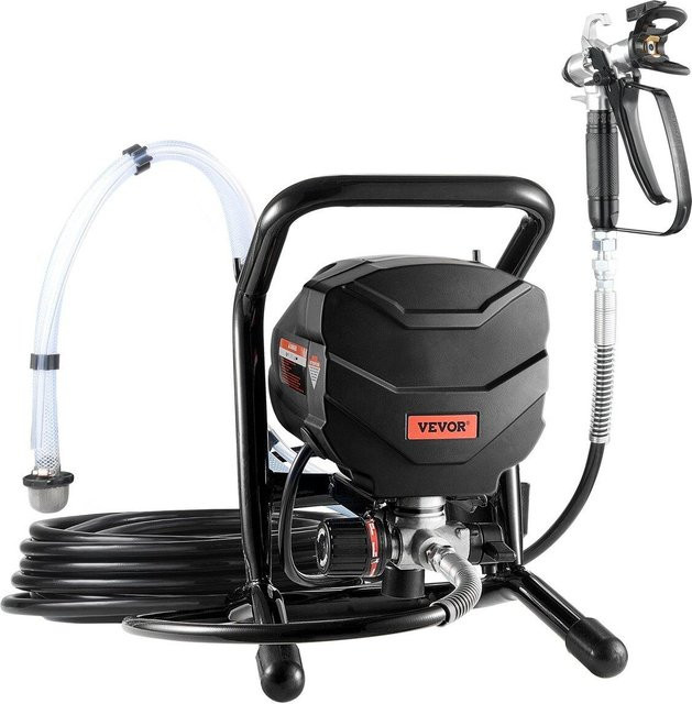 Ständer Airless Farbspritzgerät Elektrische Farbspritzmaschine 650W 3000PSI Schwarz - Bild 1