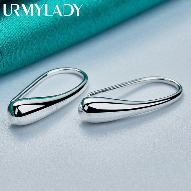 URMYLADY Ohrringe Wassertropfen, 925 Silber, Damen - Bild 1