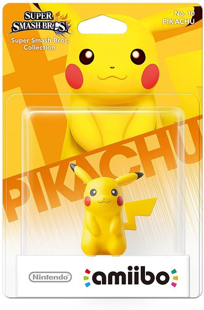 Nintendo amiibo Super Smash Bros. Pikachu gelb mit NFC für Nintendo Switch - Bild 1