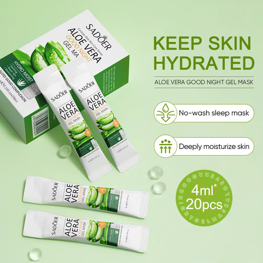 SADOER Aloe Vera Gesichtsmaske, 20 Stück - Bild 2