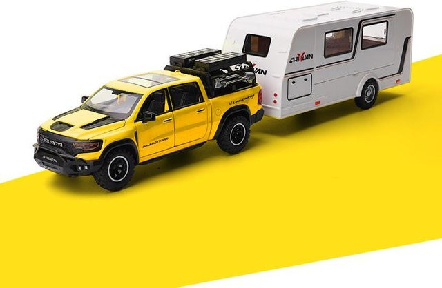 Linyi toy car Dodge Ram 1000 Trx Mammoth Pickup, Modellauto, 1:32, Metall, ab 14 Jahren - Bild 1