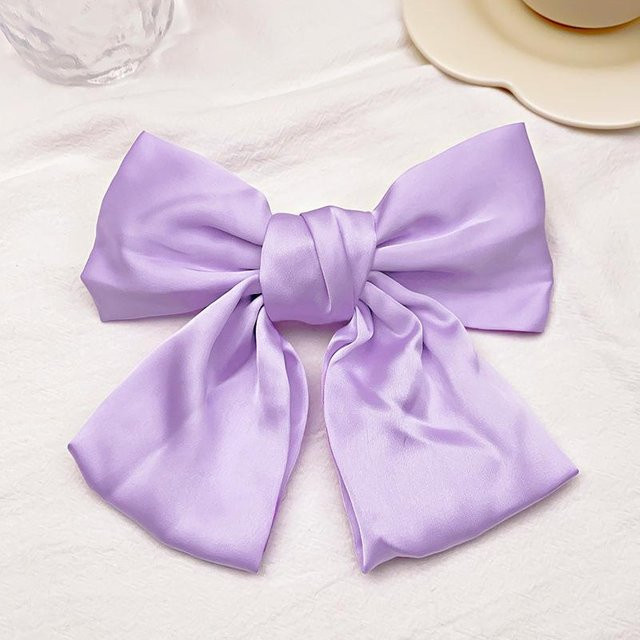 TSC Haarspangen Schleife, Satin, violett, Damen - Bild 1