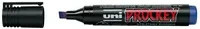 uni-ball Flipchartmarker PROCKEY mit Keilspitze 3-6 mm in Blau und Schwarz - Bild 1