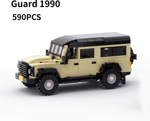Technischer Guard 1990 Off-Road-Fahrzeug, Konstruktionsbausteine, 590 Teile - Bild 1