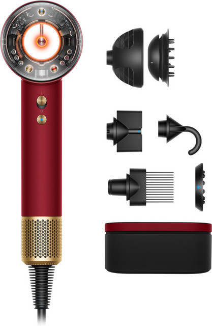 Dyson Supersonic Nural Haartrockner Curly+Coily Samtrot/Gold - Bild 1