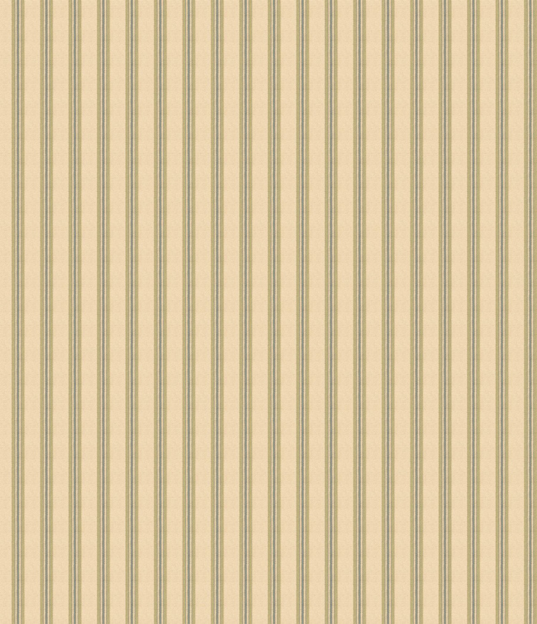 Mulberry Home Tapete Somerton Stripe in Lovat, Streifenmuster, Vlies, Grün und Beige - Bild 1