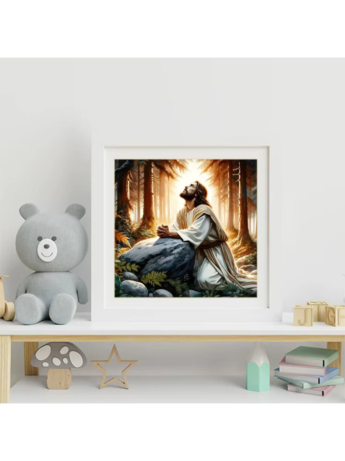 EverShine Diamant-Stickerei Jesus Porträt-Gemälde DIY-Mosaik Set für Erwachsene in Multicolour - Bild 3