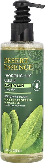 Desert Essence Throw Clean Gesichtswaschgel, 250 ml, fettige Haut - Bild 1