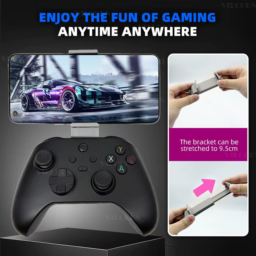 VILCORN G6 Bluetooth kabelloser Game-Controller mit Hall Rocker Joystick für iOS, Android, PC und Nintendo Switch in Schwarz - Bild 5