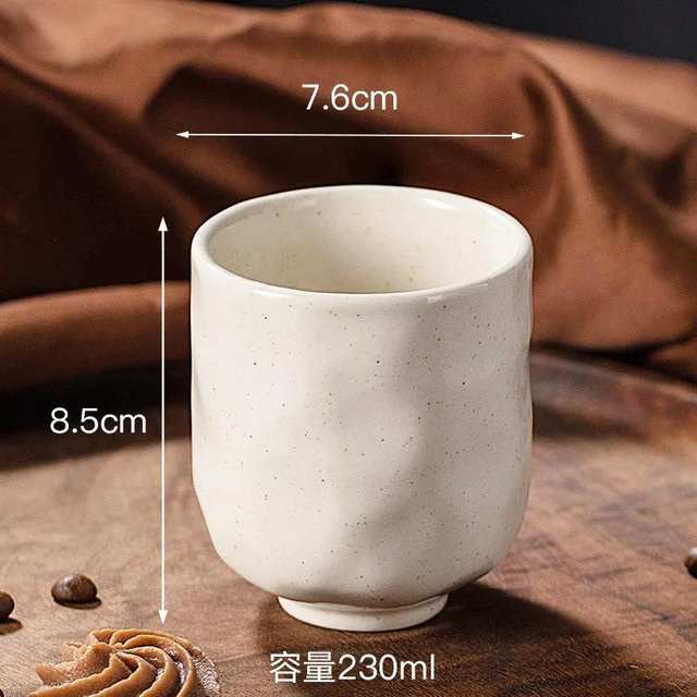 Minimalistischer Keramikbecher von Yiran Furniture in Schwarz, 237,5 ml - Bild 1