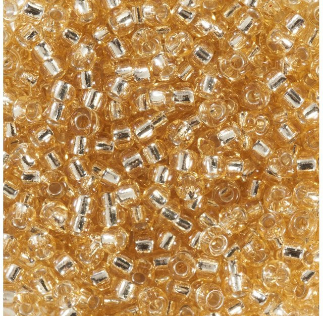 Miyuki-Rocailles, silverlined gold, PRACHT - Bild 1