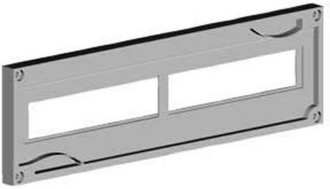 Siemens ALPHA 630 DIN Abdeckung aus Kunststoff, Farbe: Grau, B: 50 cm, H: 15 cm - Bild 1