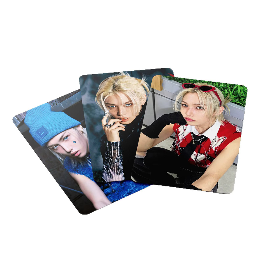 55Li Longfu Solo Album KPOP Star LOMO Karten Set in Blau und Mehrfarbig - Bild 5