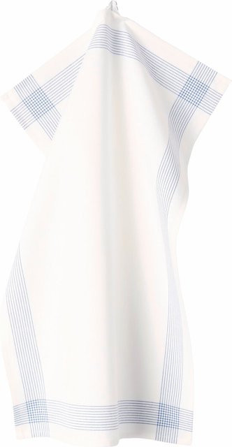Rico Design Geschirrtuch Blau mit Karomuster aus Leinen und Baumwolle, hochabsorbierend - Bild 1