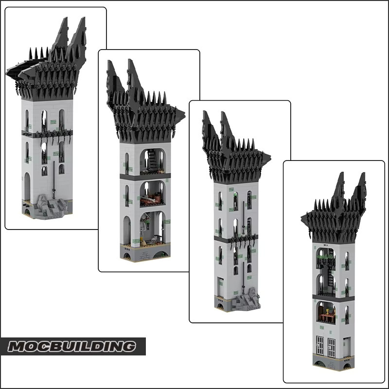 MOCBUILDING Die Ringe UCS Minas Morgul, Bausteine Modell Kit - Bild 5