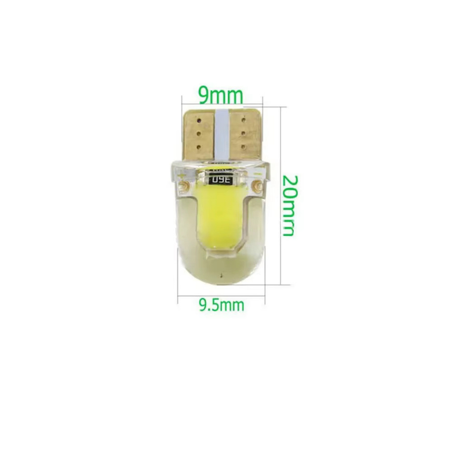10 Stück YORYZENG W5W COB Mini-LED-Glühbirnen 12V für Auto-Innenbeleuchtung, Multicolor (RGB) - Bild 2