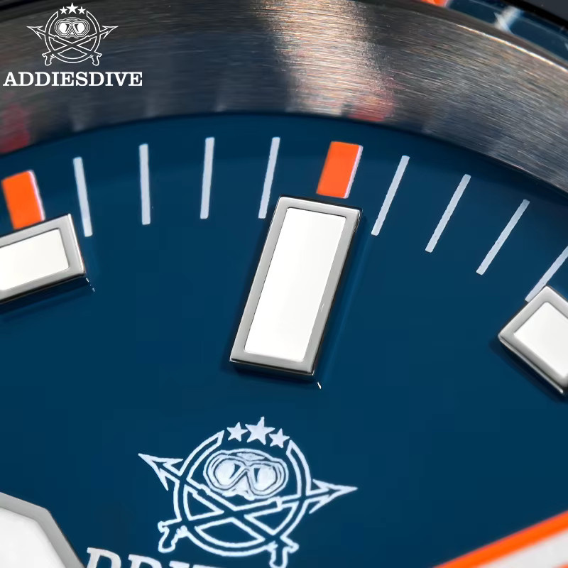 ADDIESDIVE Armbanduhr, Automatik, Edelstahl, Blau, Saphirglas, Herren - Bild 5