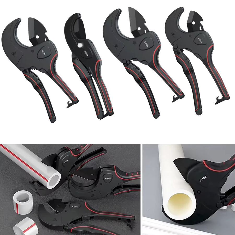 DAZZLEEX Rohr Cutter für PVC, PU, PP und PE, Schneidemaschine für Rohre und Schläuche, 32 mm bis 75 mm - Bild 1