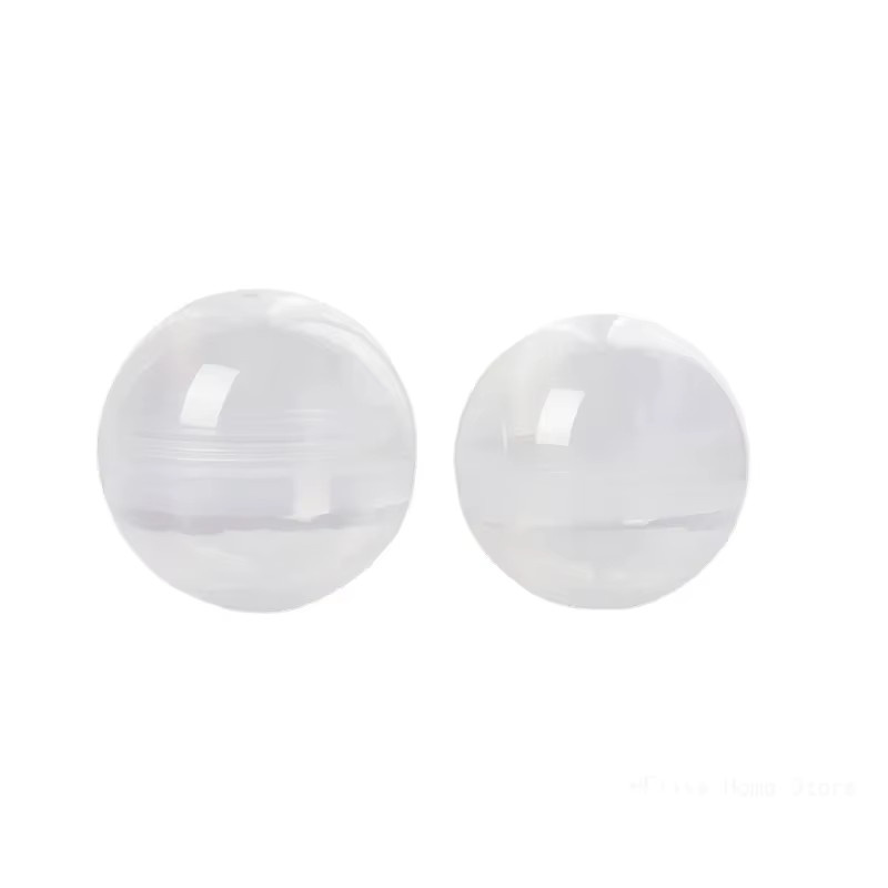 MOONBIFFY Transparente Kunststoff Kugeln als Party Ornament und Dekoration für Geschenkboxen, Durchmesser: 3,5 bis 10 cm - Bild 4