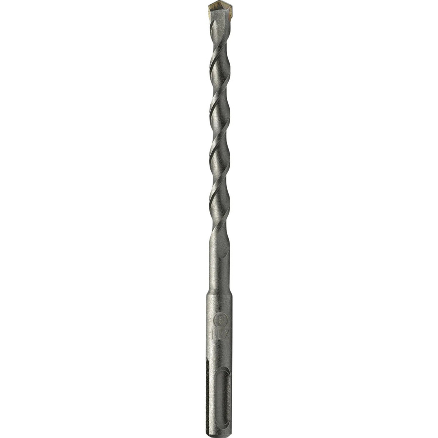 LUX-TOOLS SDS-Plus Hammerbohrer mit Carbide-Spitze in Silber, Durchmesser: 8 mm, Länge: 160 mm - Bild 2
