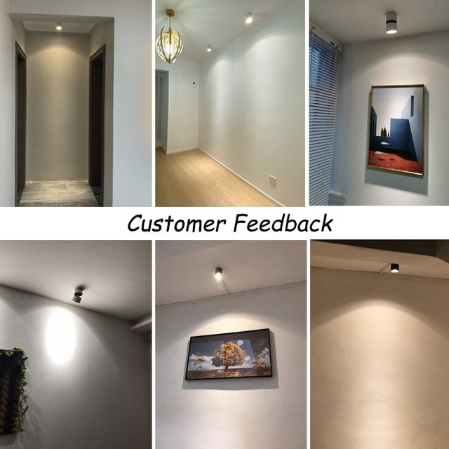 CHENBEN LED-Strahler COB Faltbare Aufputz-Deckenleuchte als Downlight für Wohnzimmer und Küche - Bild 1