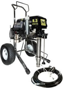 MONSTER LuckySpray 8.3 HD Airlessanlage für Lacke in Schwarz mit Zubehör - Bild 1