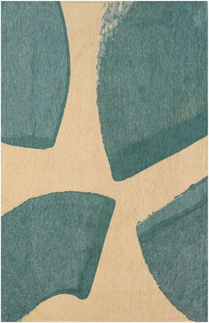 Lola&Moi Teppich Azurite Blau modern grafisch B: 80 cm, T: 150 cm - Bild 1