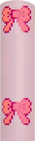 Rico Design Geschenkpapier Pixel Schleifen in Rosa