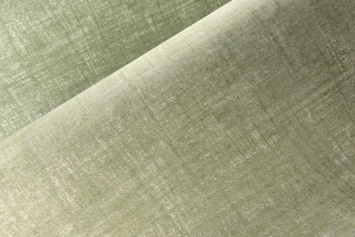 Arte International Essentials Wallpaper Brushed Suede in Grün mit abstraktem Design - Bild 2