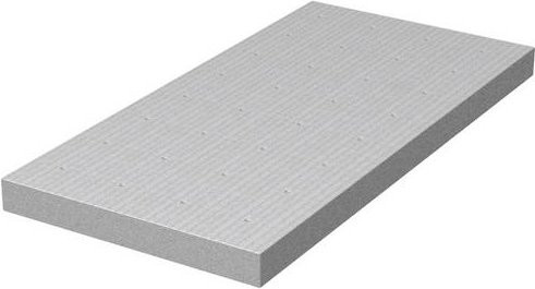 OBO Bettermann Montagezubehör 7202904 aus Aluminium in Grau, B/T/H: 50,0 x 25,0 x 3,0 cm - Bild 1
