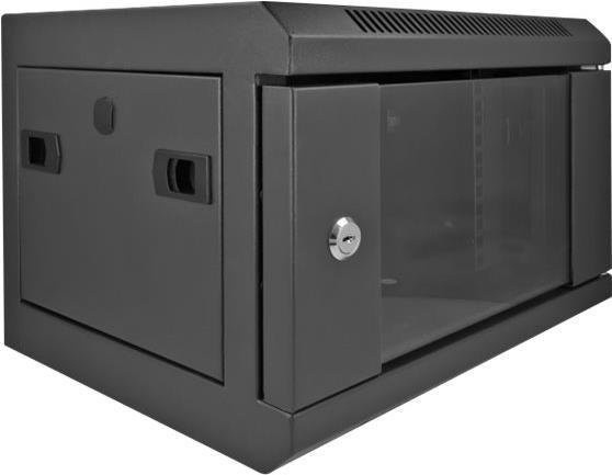 DeLOCK Gehäuse für Wandmontage in Schwarz, 4U, 25,4 cm - Bild 1