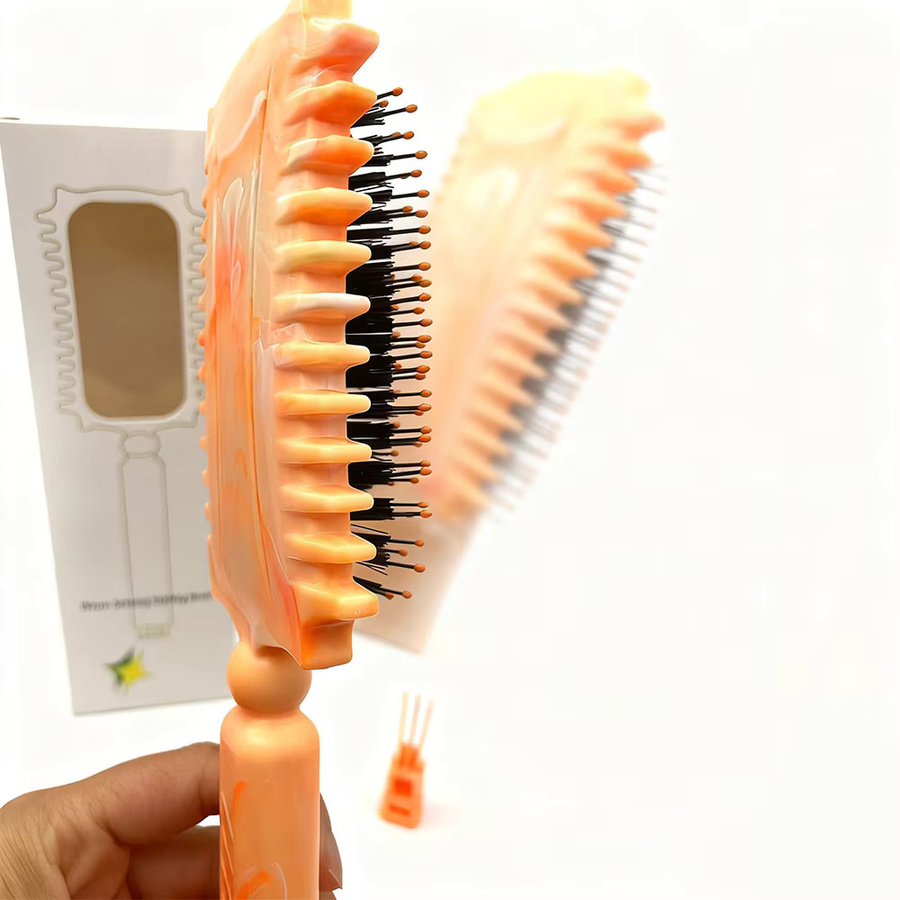 Marmor Locken-Definierbürste, Entwirrbürste für lockiges Haar, Unisex - Bild 1