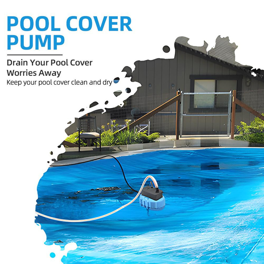 Artleeh Tauchpumpe als Poolabdeckungspumpe und Sumpfpumpe in Blau mit 75 W und 2000 l/h Förderleistung - Bild 4