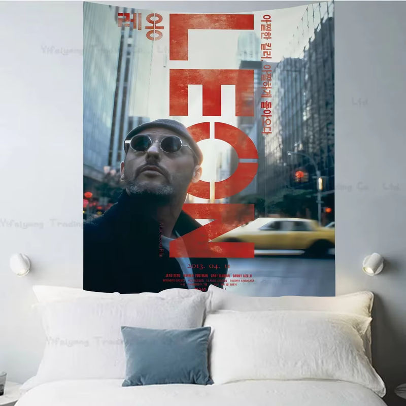 Leon Anime Wandbehang Classic Movie Tapestry zur Dekoration für dein Zuhause - Bild 5