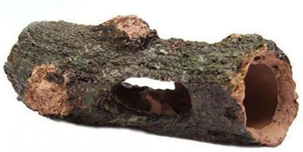Homelive04 Aquarium Dekoration aus Kunstharz als hohler Baumstamm in Grau und Braun - Bild 1